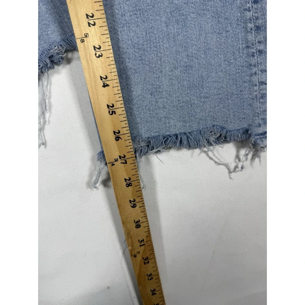 MOTHER The Hustler Ankle Chew Jeans Women 32 High Rise Drinking By The Pool Wash